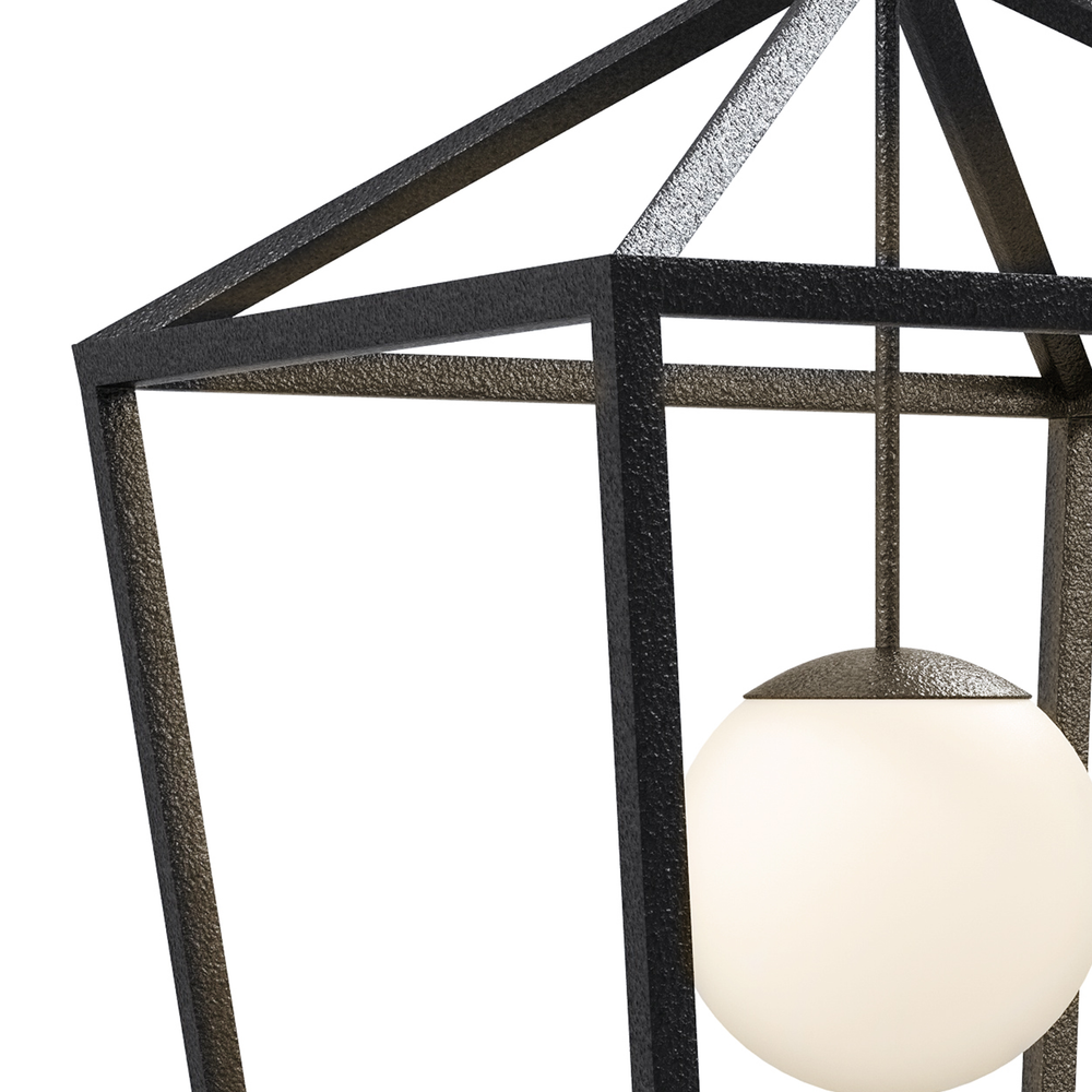 Denison Large Black Outdoor Lantern.