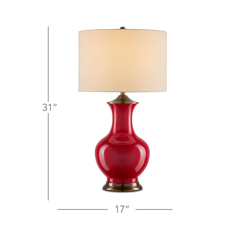 
                      
                        Lilou Red Table Lamp.
                      
                    
