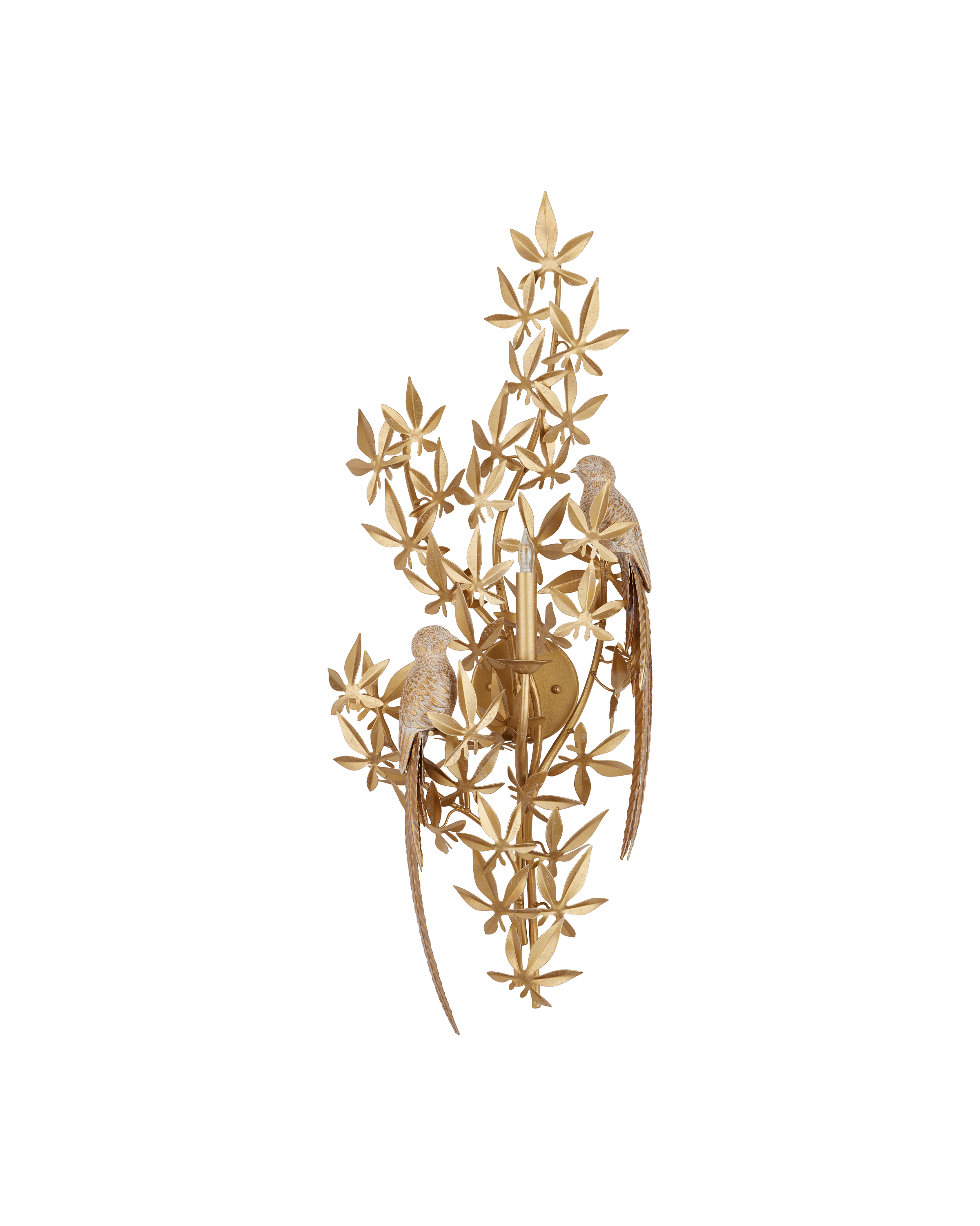 Aviary Gold Wall Sconce, Right - Thumbnail 2