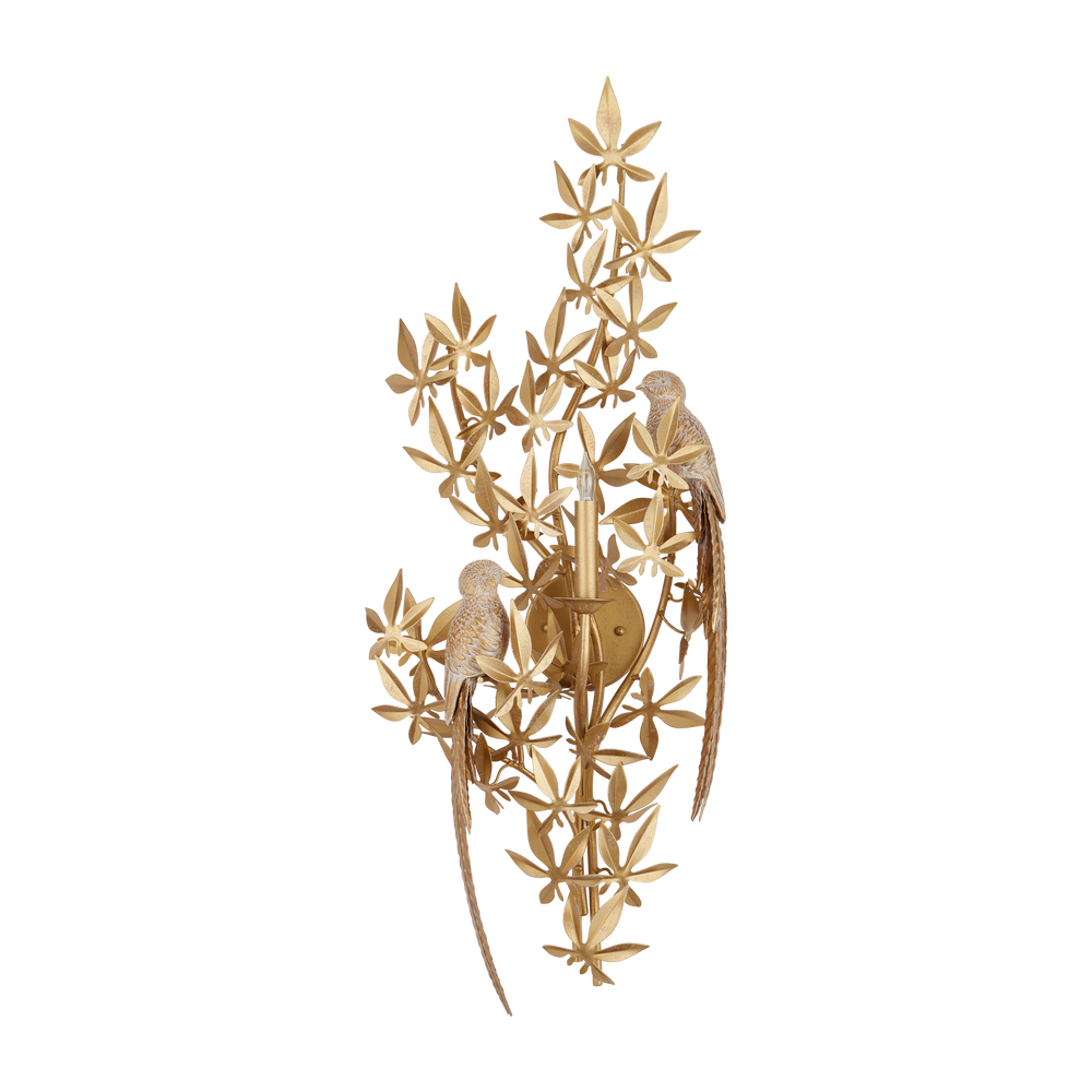 
                      
                        Aviary Gold Wall Sconce, Right
                      
                    