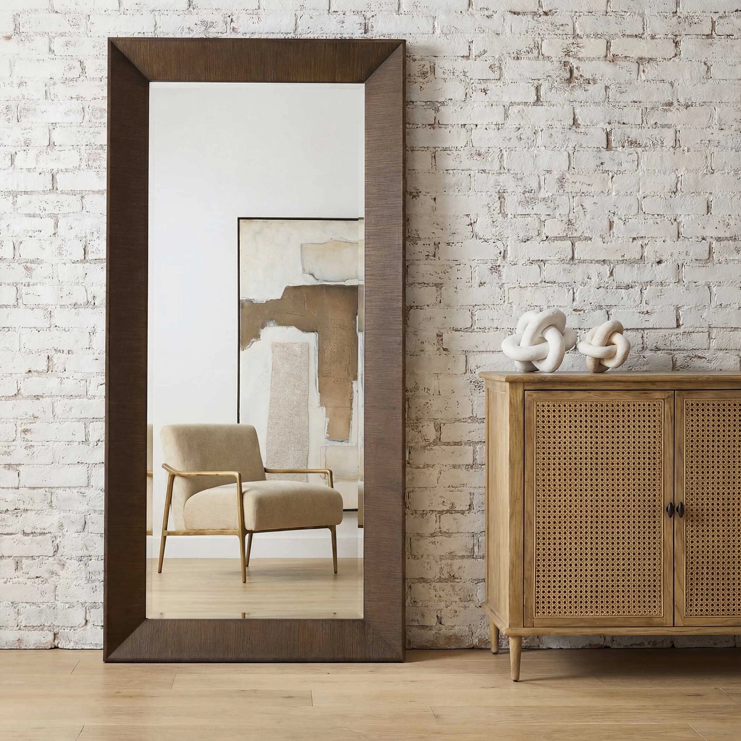 Uttermost Pearce Tall Walnut Mirror