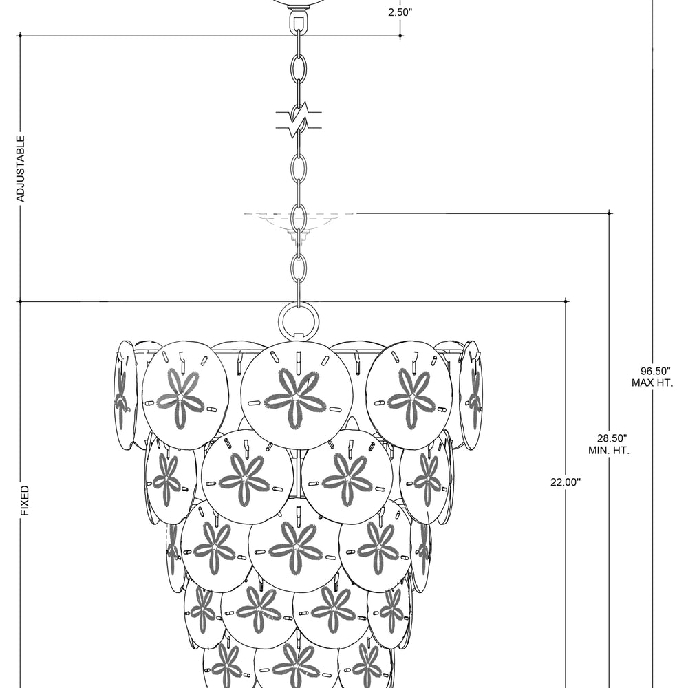 
                      
                        Tulum Large White Chandelier
                      
                    