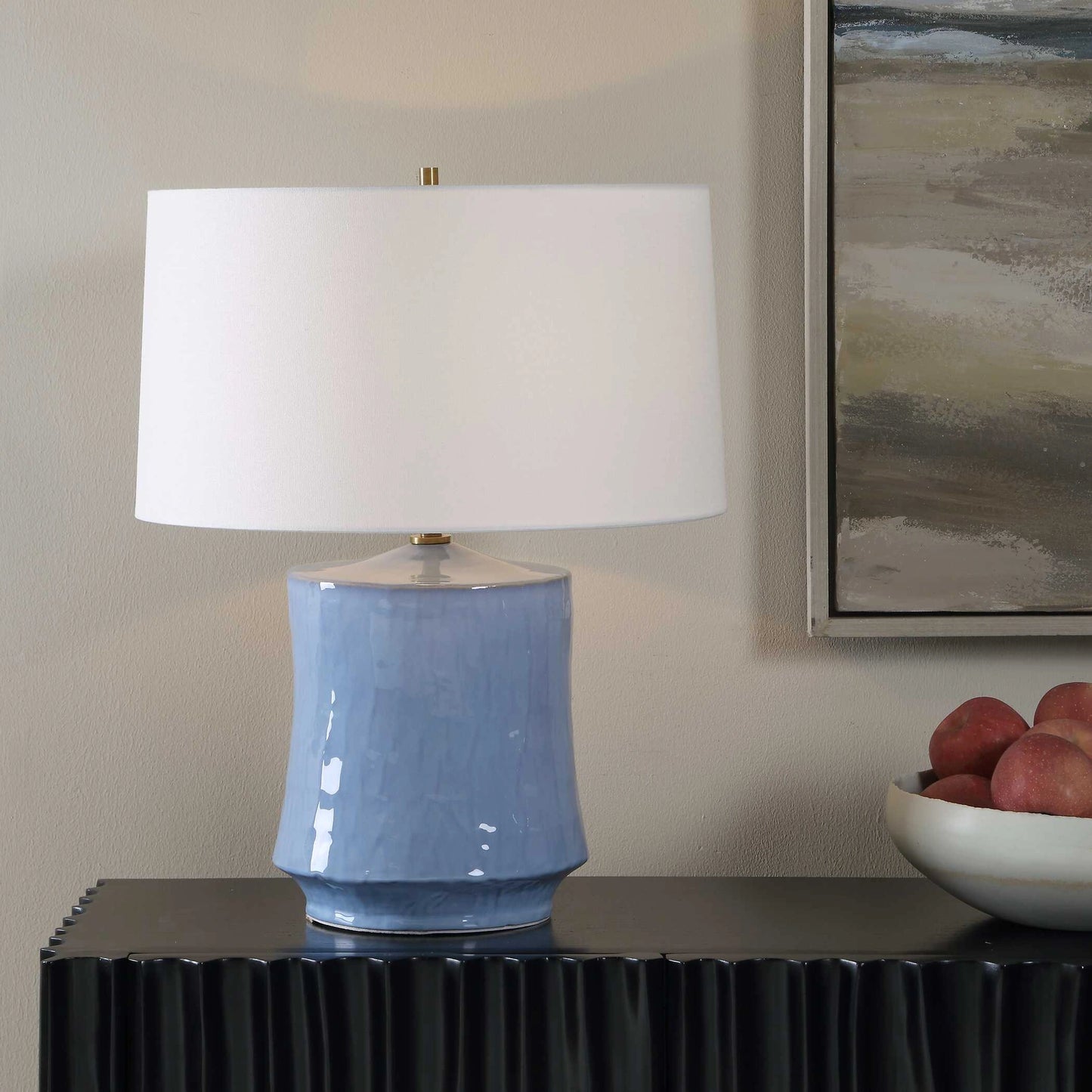 Uttermost Kamara Powder Blue Table Lamp