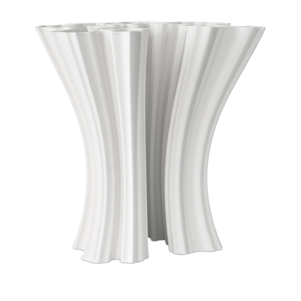 
                      
                        Godet White Vase.
                      
                    