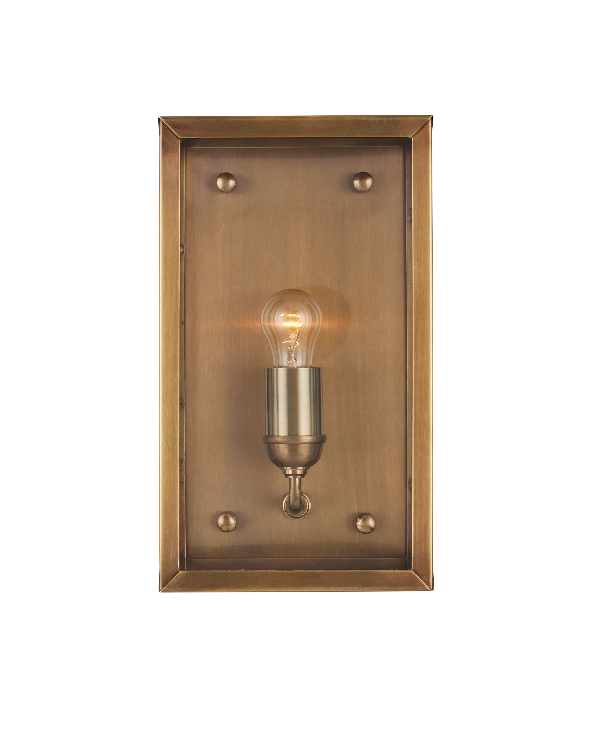 Royster Brass Outdoor Wall Sconce - Thumbnail 4