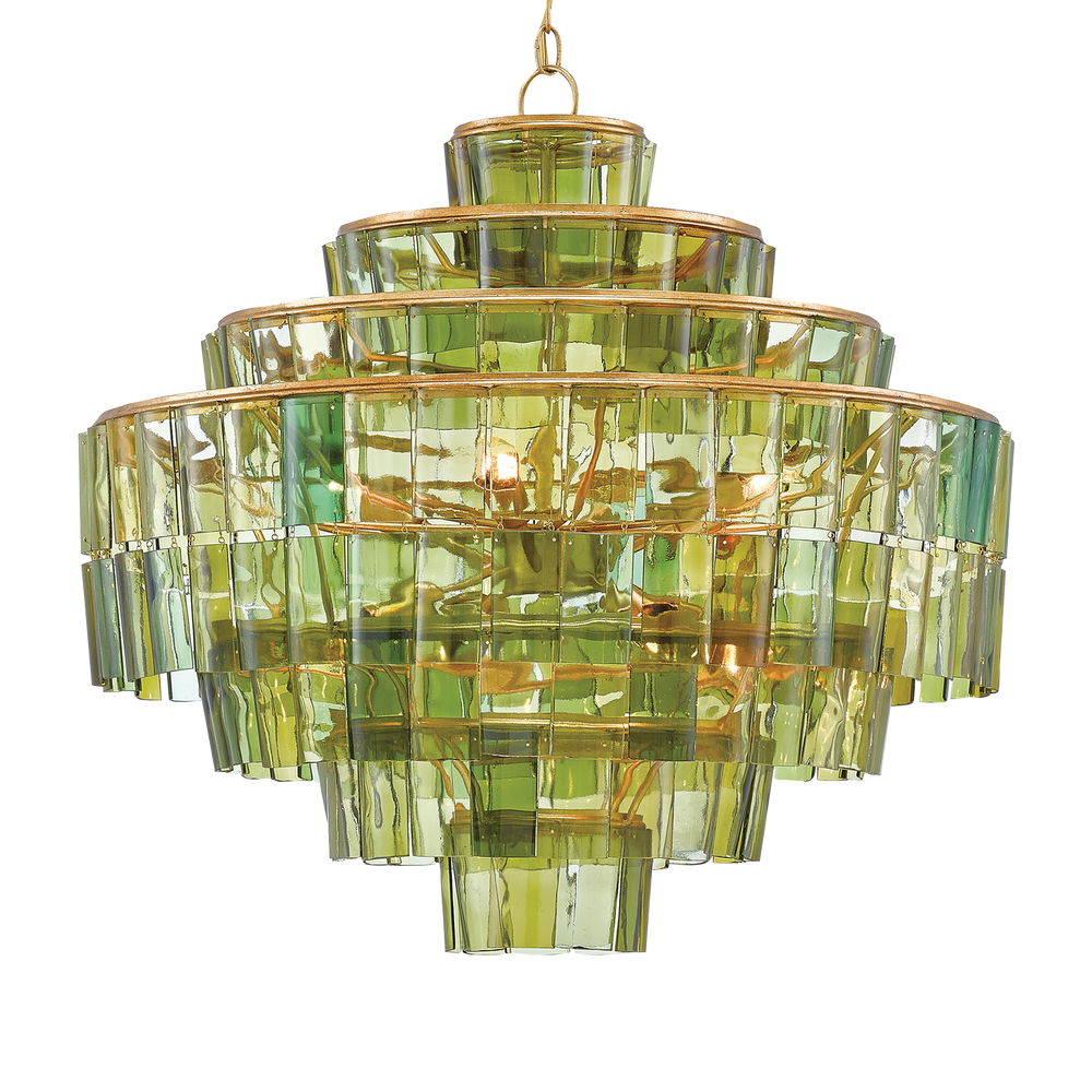 Sommelier Green Chandelier