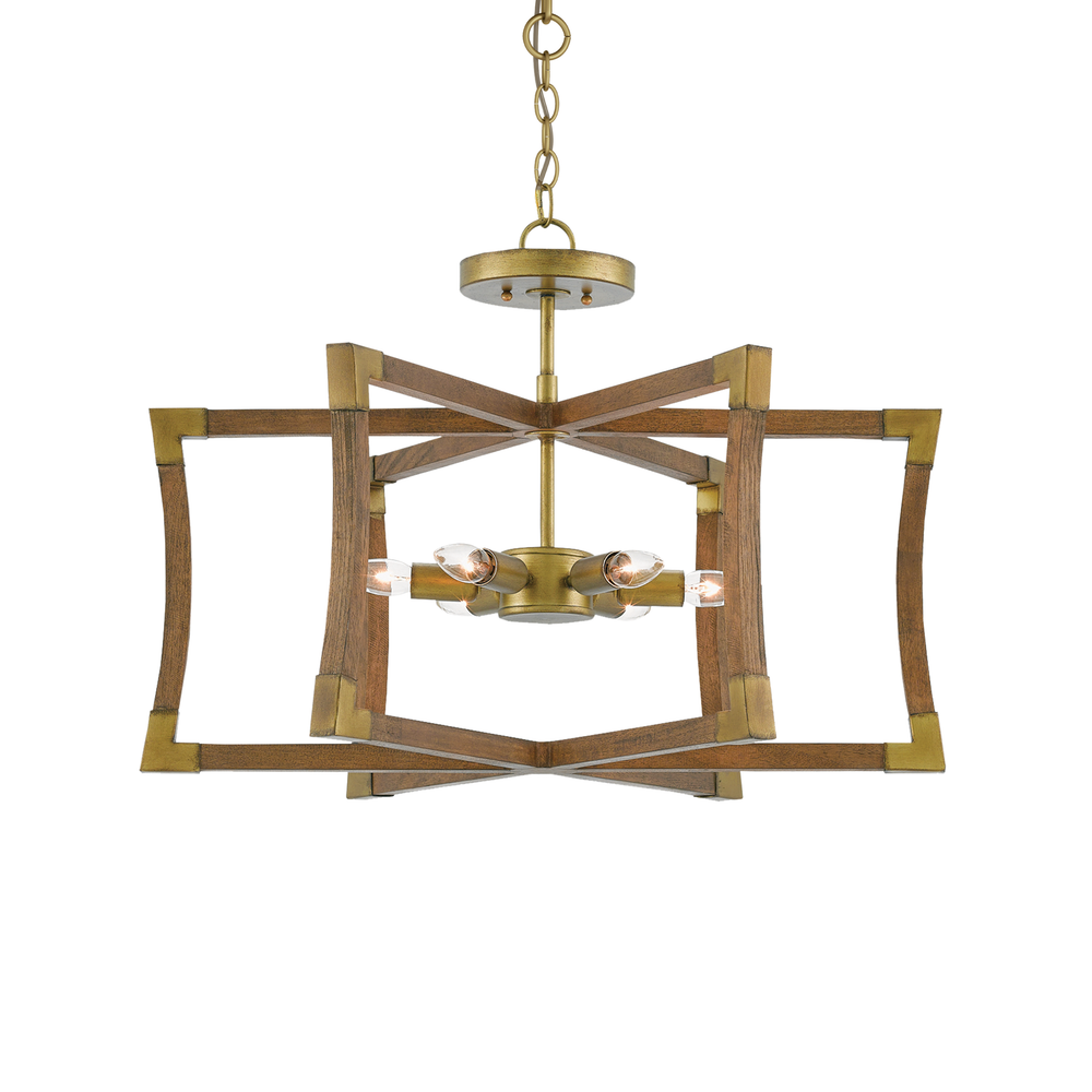 
                      
                        Bastian Small Chestnut Semi-Flush Mount
                      
                    
