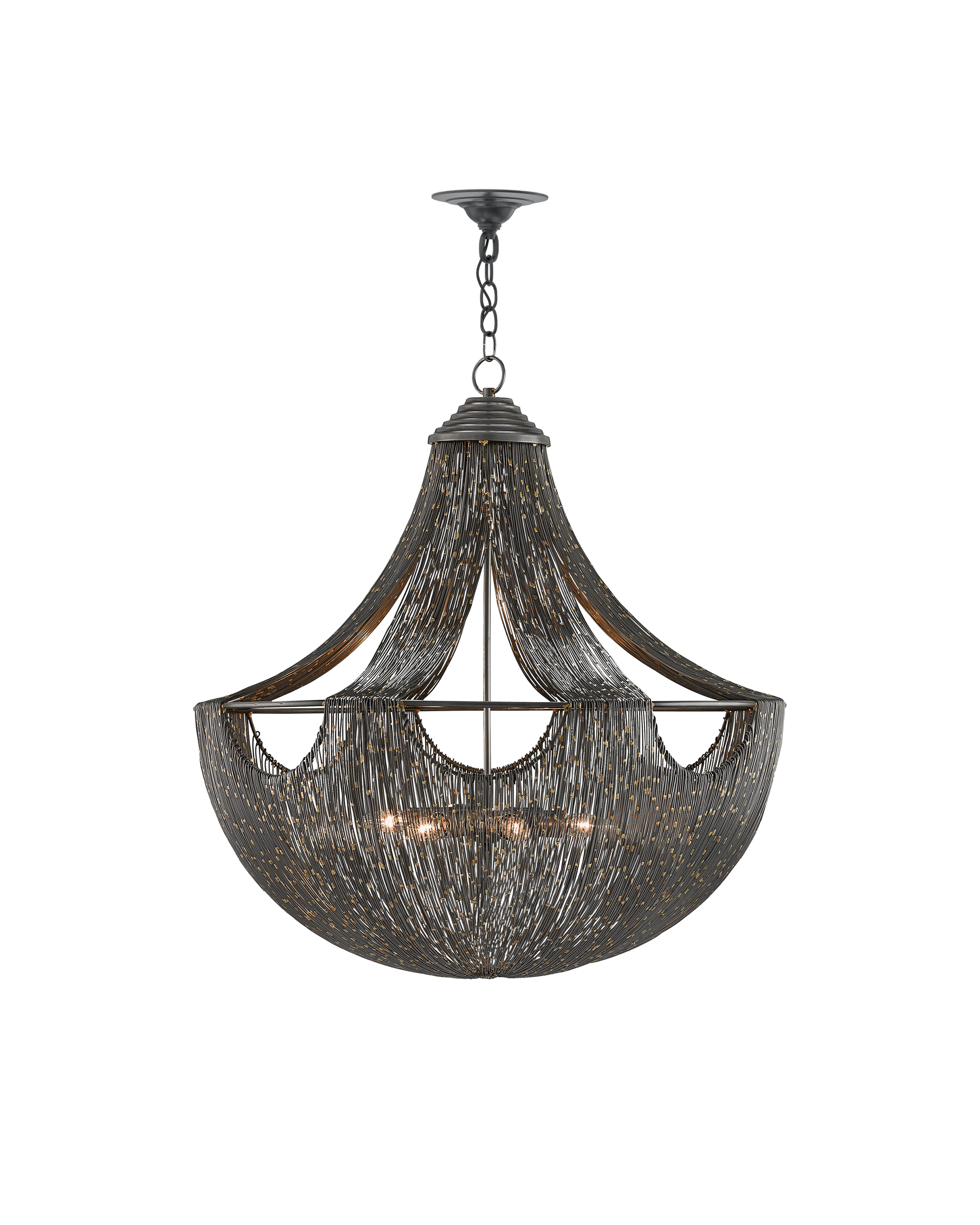 Currey & Company Eduardo Chandelier - Thumbnail 4