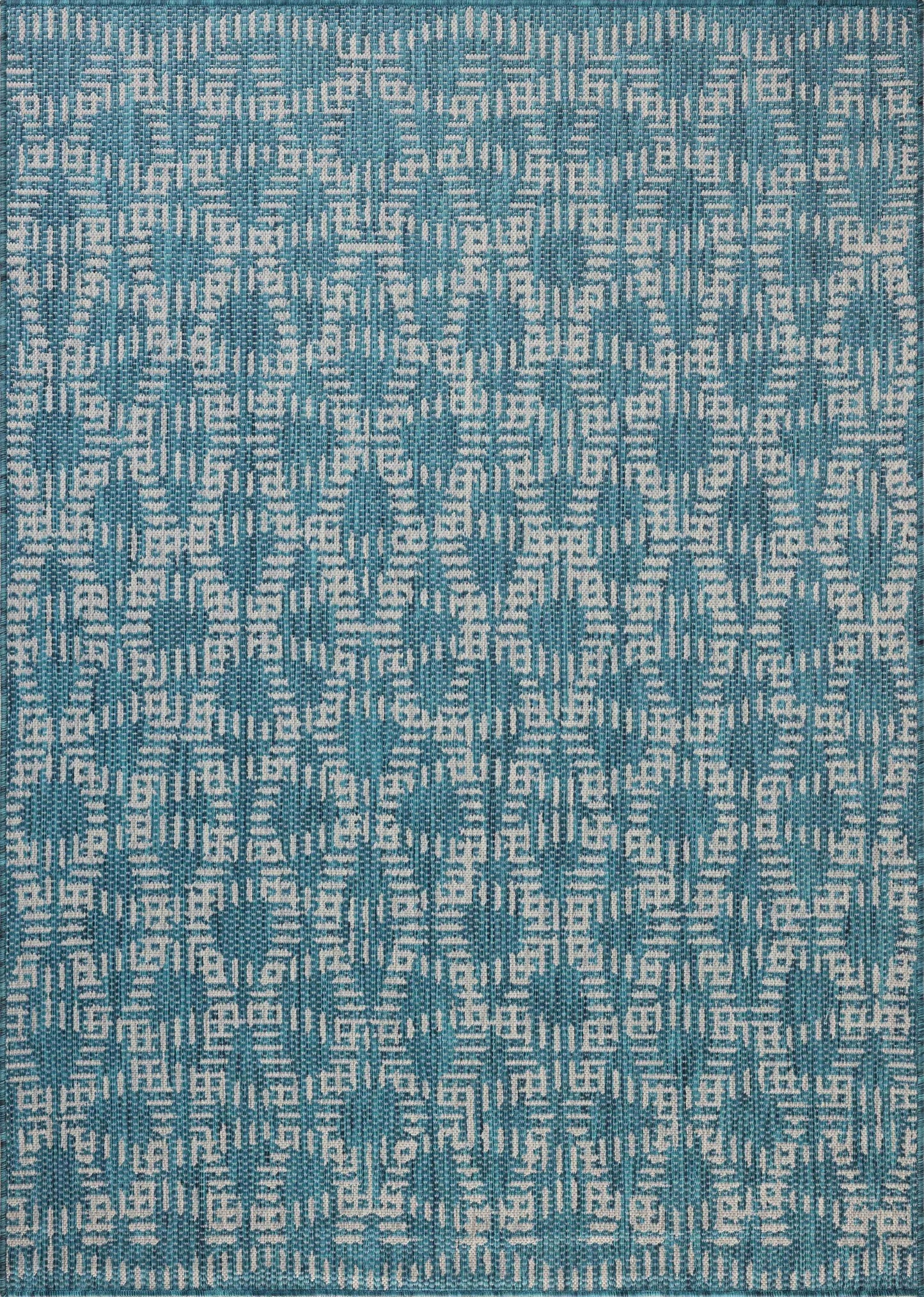 Loloi Easton Fog / Teal 8'-6" x 11'-6" Area Rug