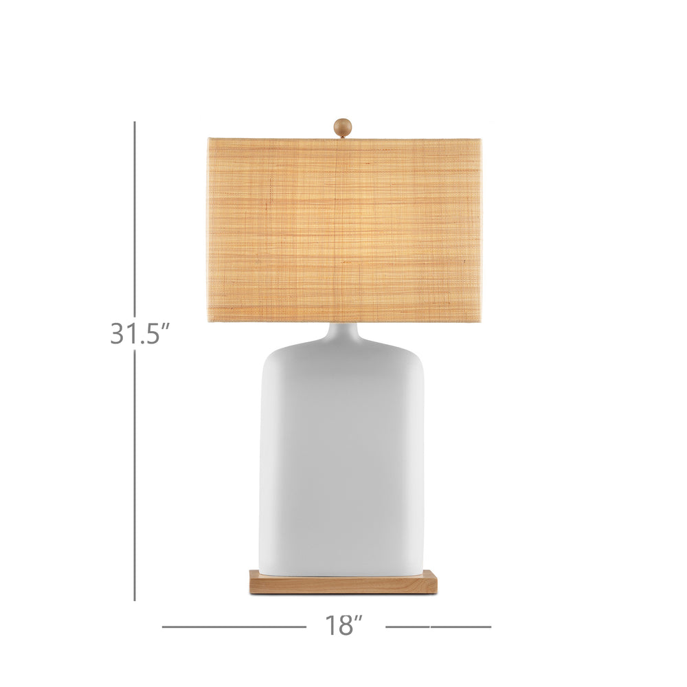 
                      
                        Musing White Table Lamp.
                      
                    