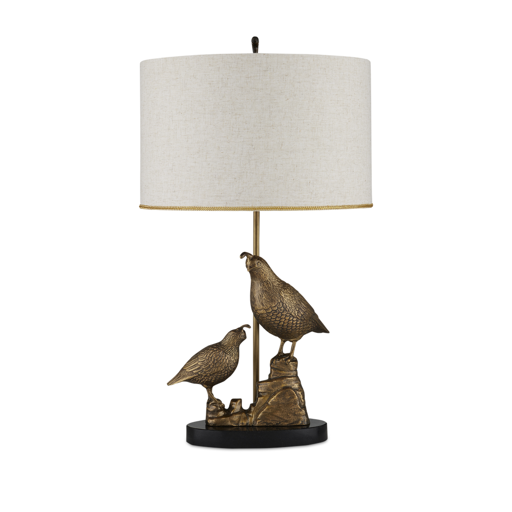 Codorniz Brass Table Lamp.
