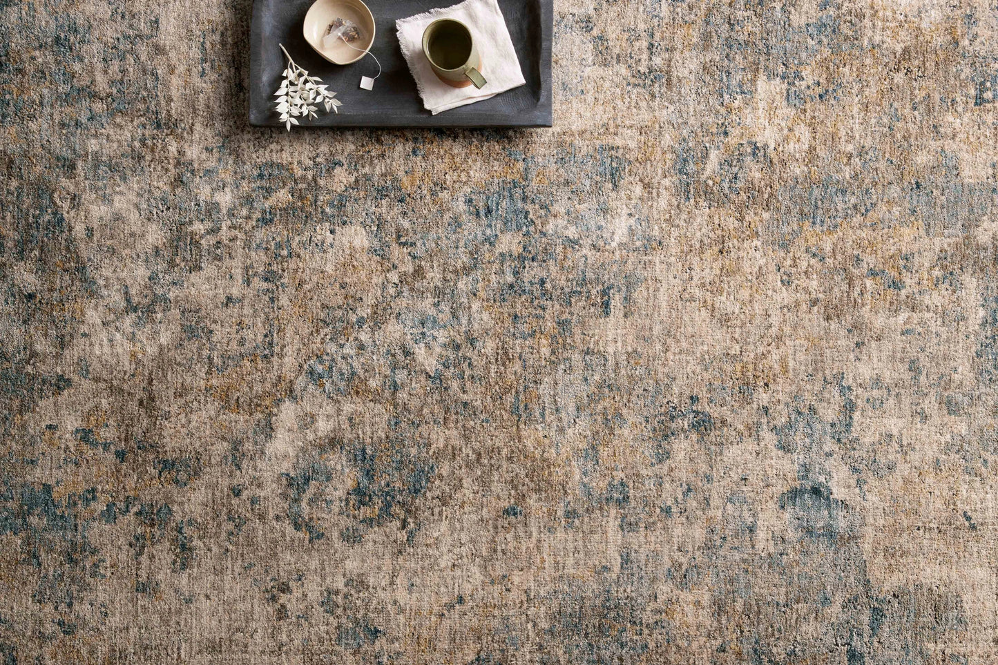 Loloi Gaia Taupe / Denim 9'-3" x 12'-10" Area Rug