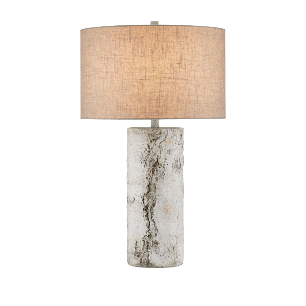 Faux Birch Table Lamp.