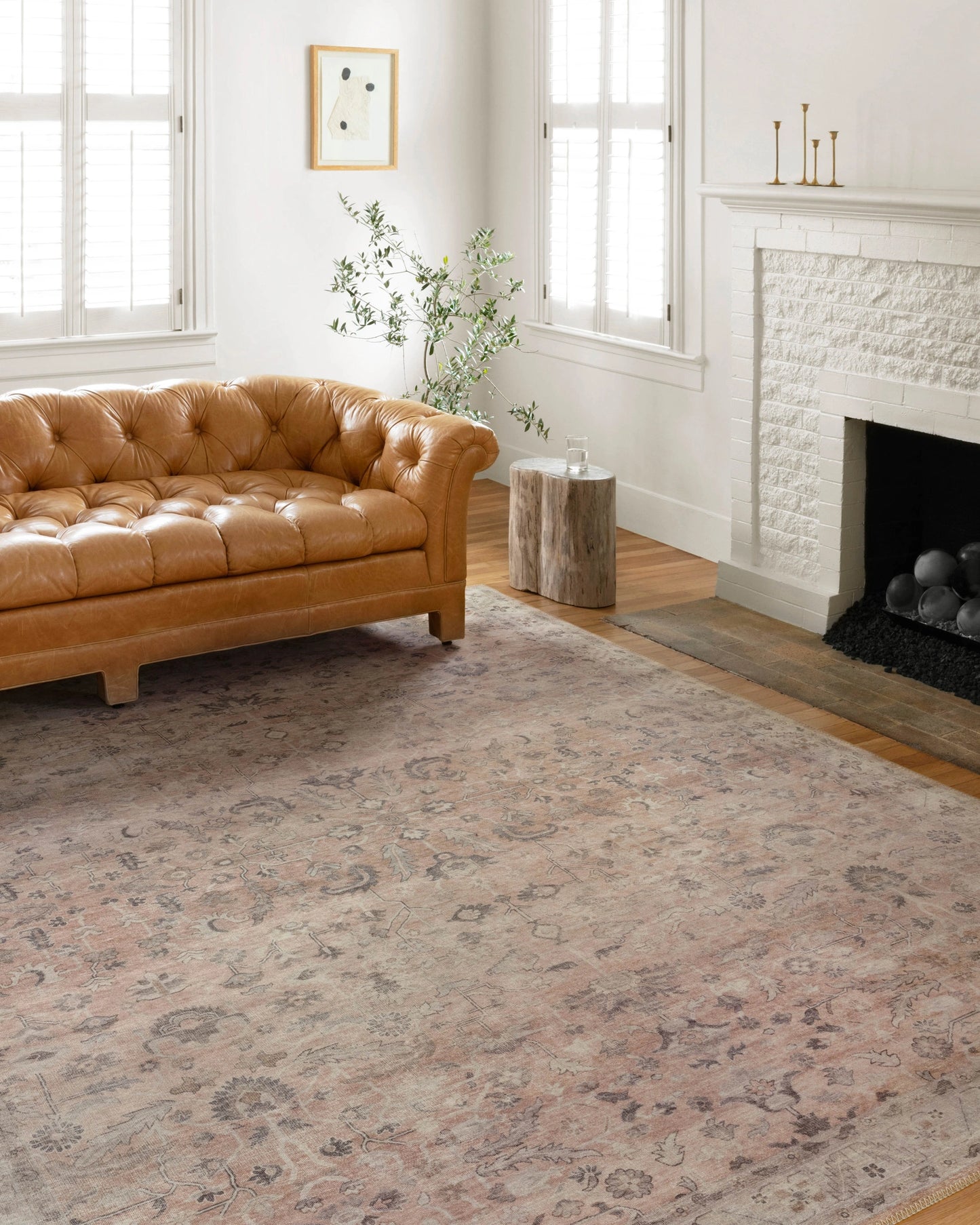 Loloi Hathaway Blush / Multi 7'-6" x 9'-6" Area Rug