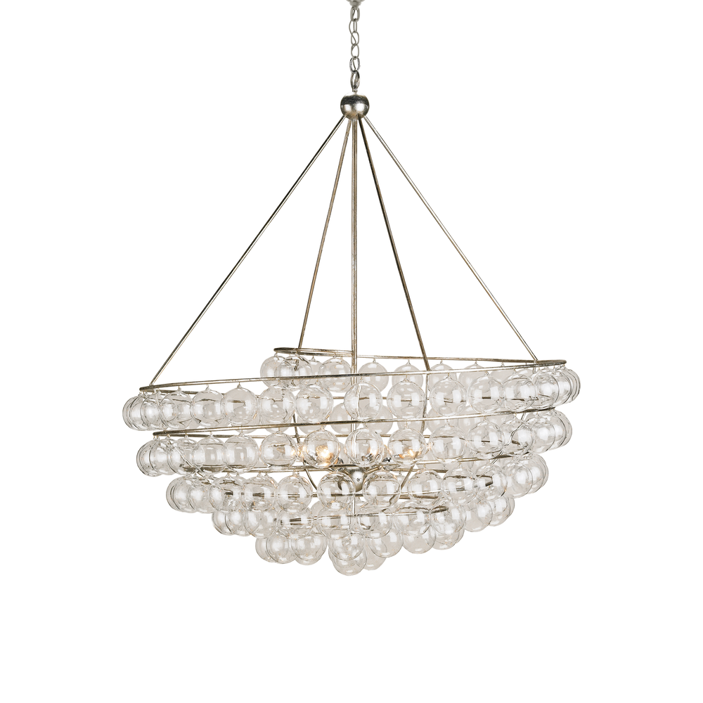 
                      
                        Stratosphere Silver Chandelier
                      
                    