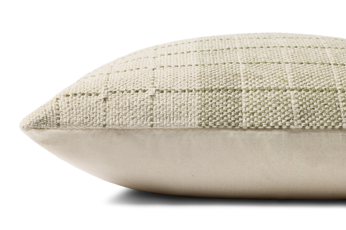 Loloi PLL0193 Green / Natural 22'' x 22'' Cover w/Down