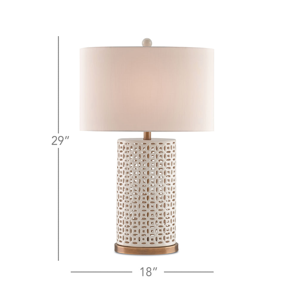 
                      
                        Bellemeade White Table Lamp.
                      
                    