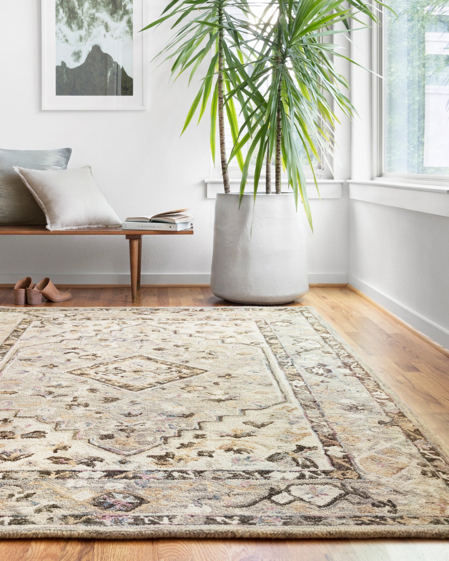Loloi Beatty Grey / Ivory 9'-3" x 13' Area Rug