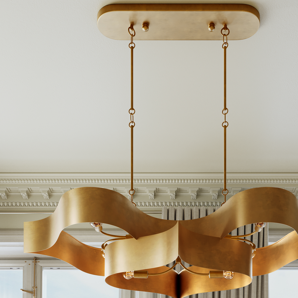 
                      
                        Grand Lotus Oval Gold Chandelier
                      
                    