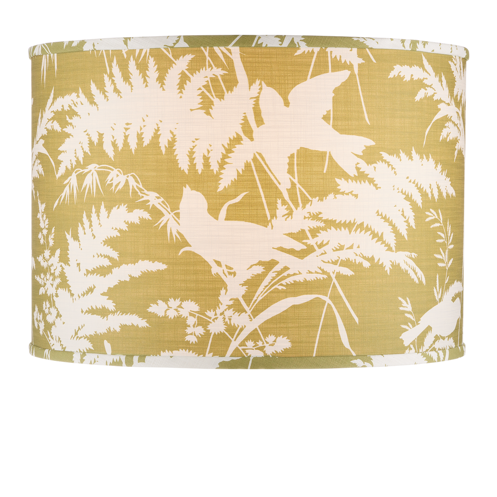 Aviary Moss Drum Lamp Shade.