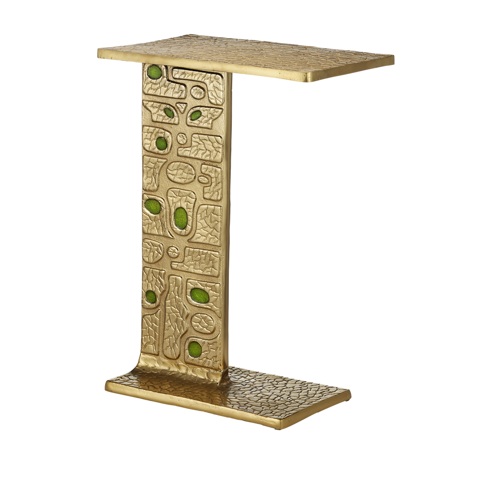 Beau Monde Gold & Green C Table