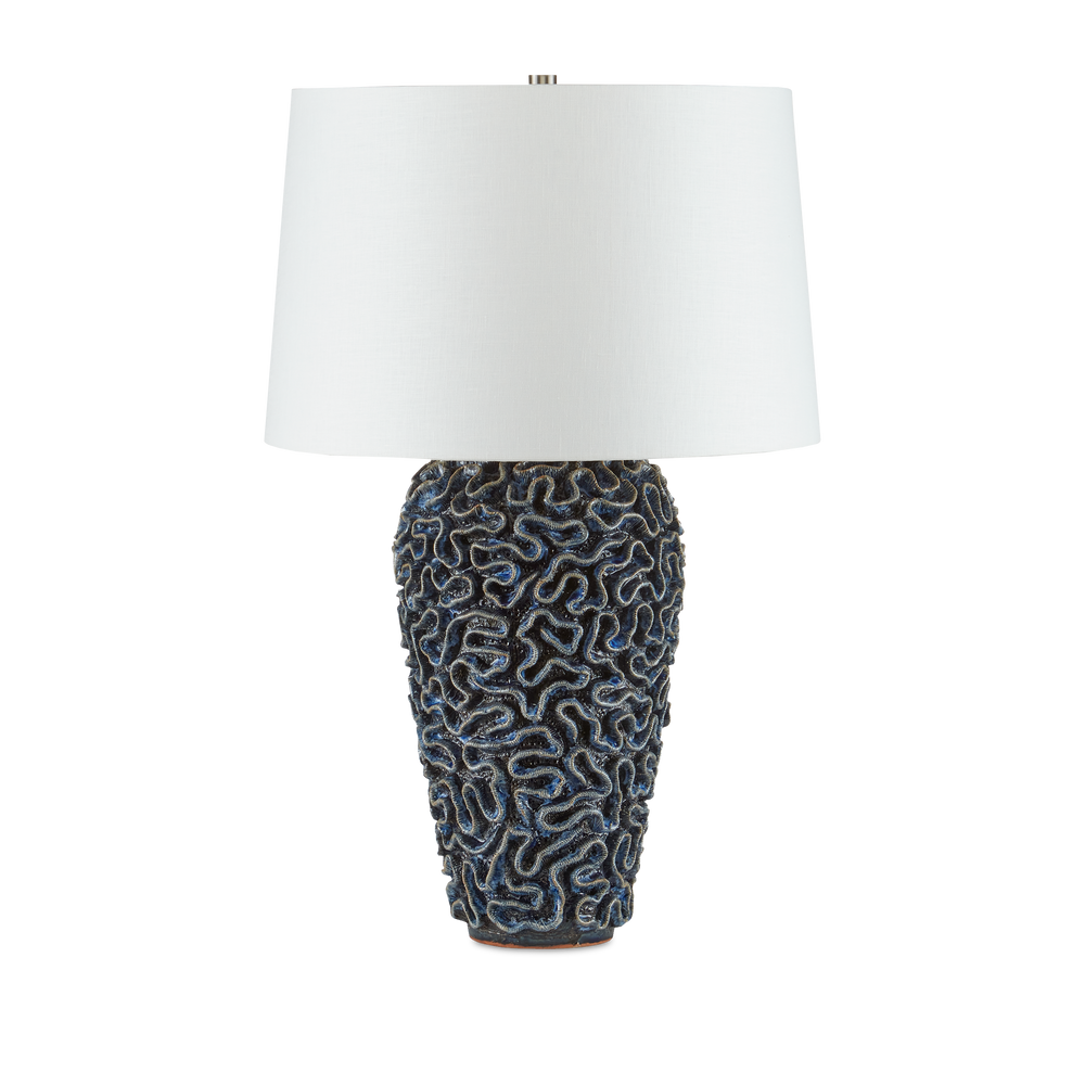 
                      
                        Milos Blue Table Lamp.
                      
                    