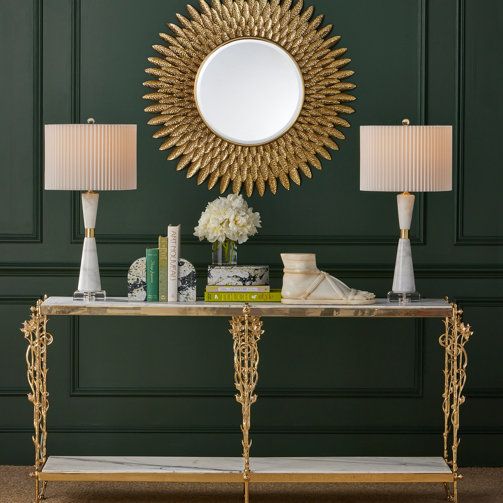 
                      
                        Edelmar White Table Lamp.
                      
                    