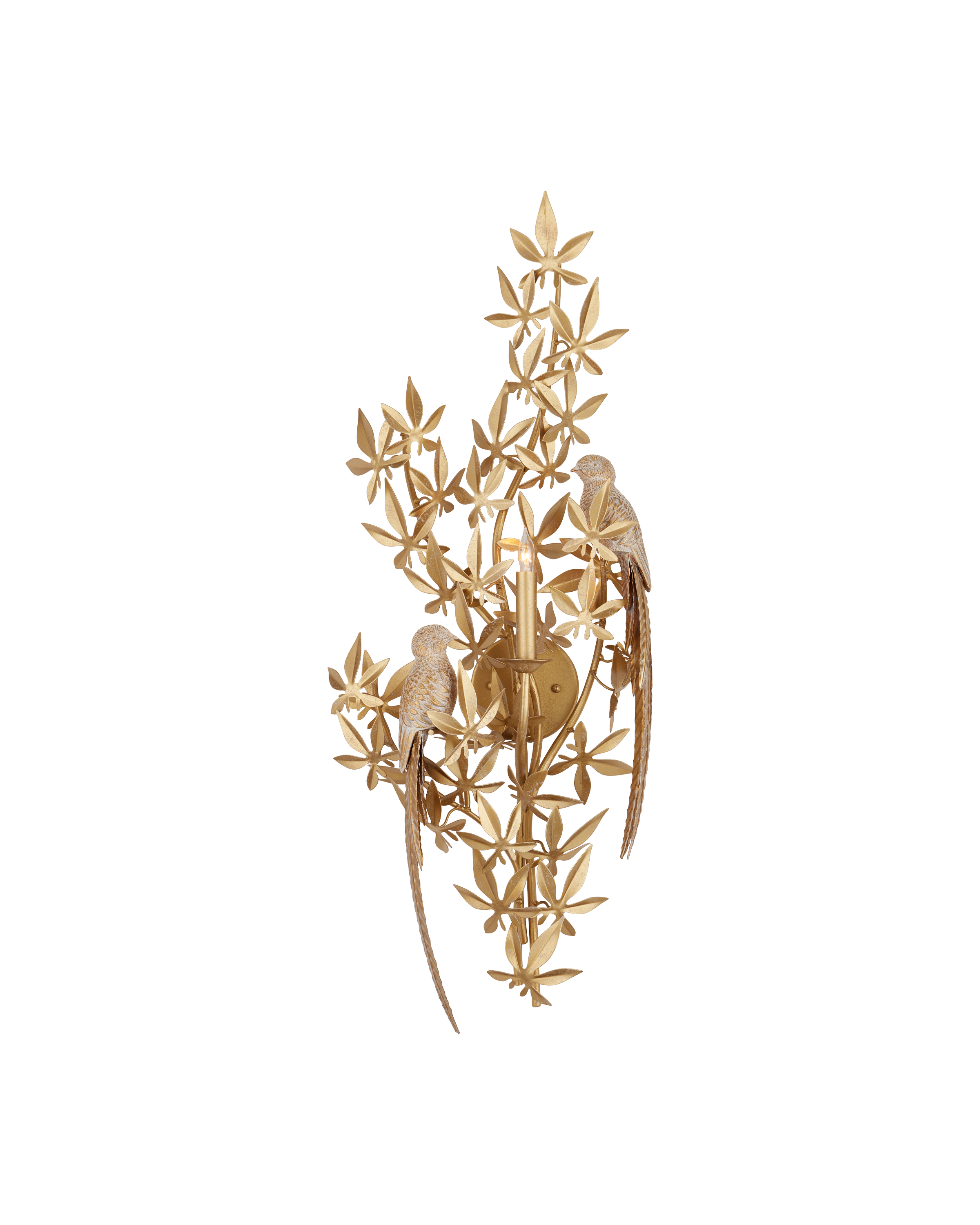 Aviary Gold Wall Sconce, Right - Thumbnail 3