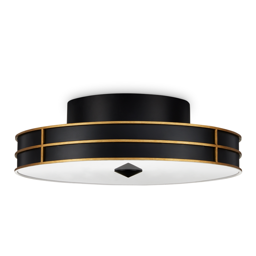 
                      
                        Fielding Black Flush Mount
                      
                    