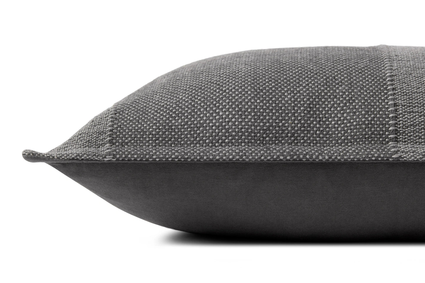 Angela Rose x Loloi Nadine PAR0021 Slate 13'' x 35'' Cover Only Pillow