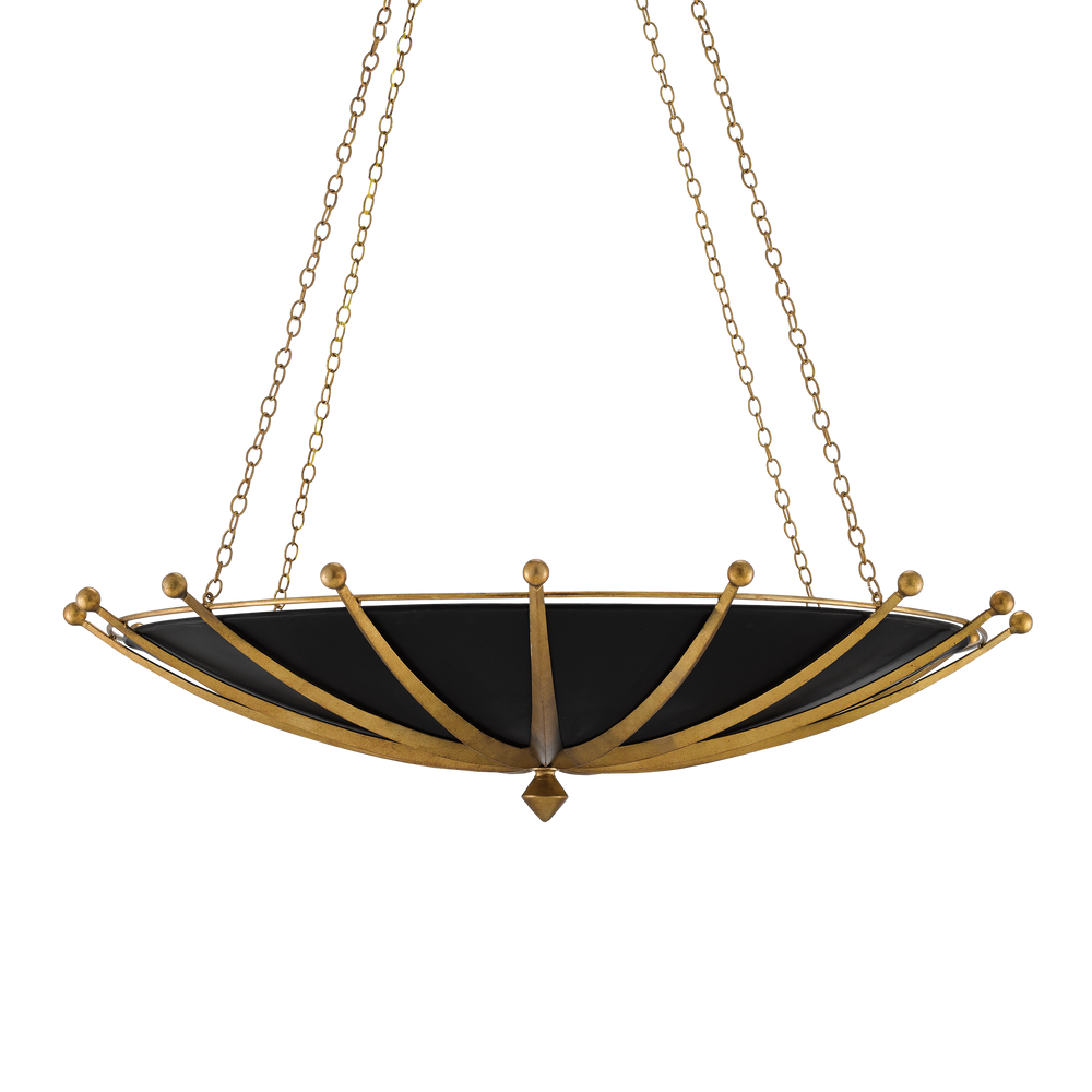 
                      
                        Fontaine Black & Gold Chandelier
                      
                    