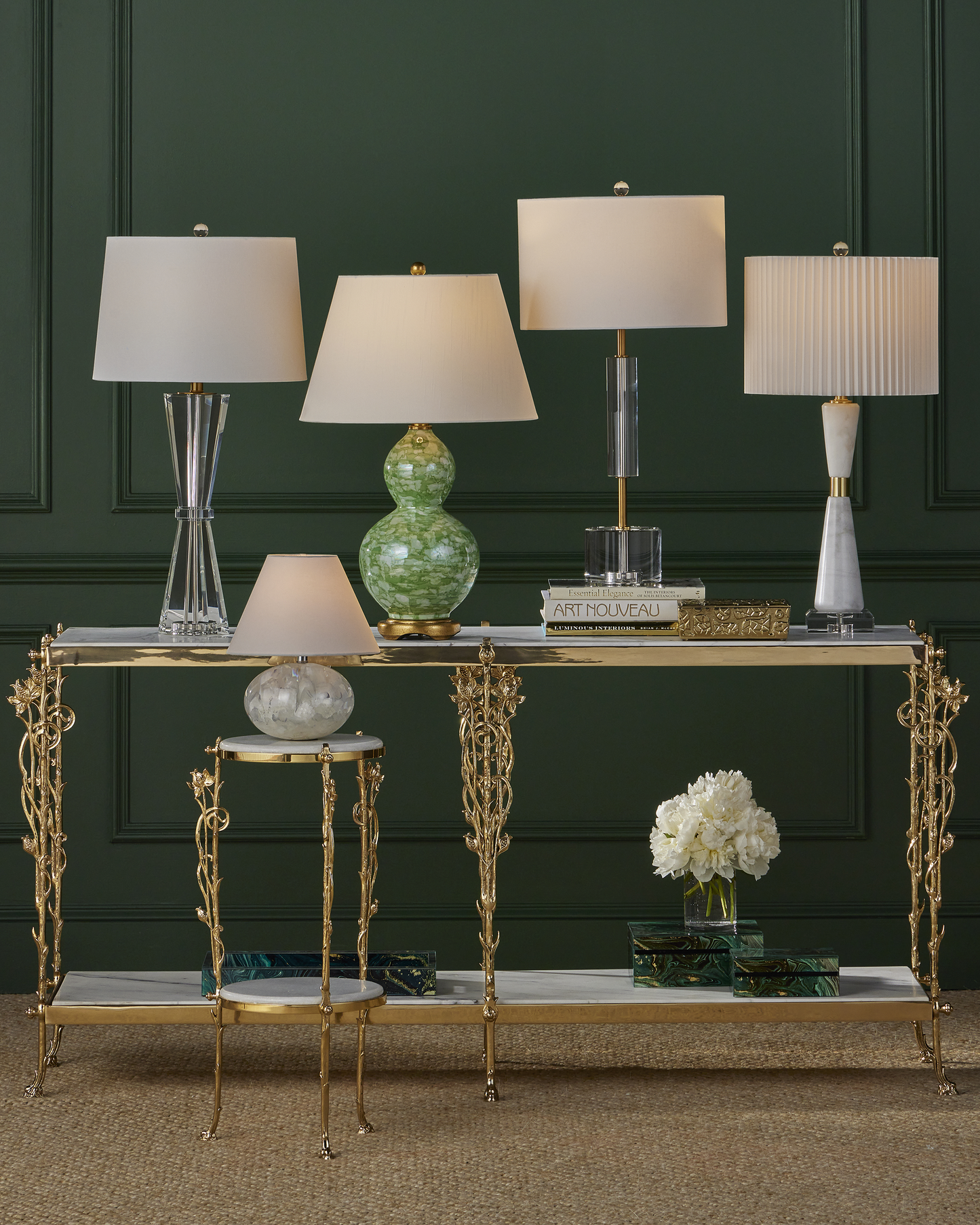 Beau Monde Gold & Green Box.