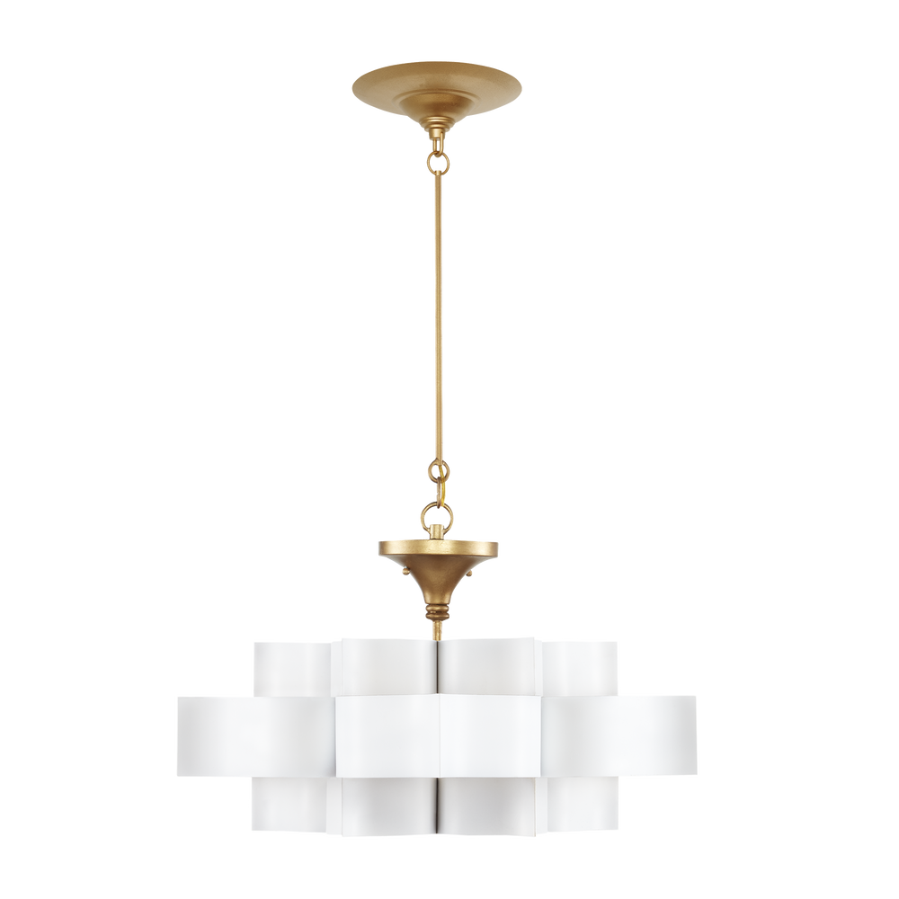 
                      
                        Grand Lotus Small White Chandelier
                      
                    