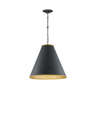 Pierrepont Large Black Pendant