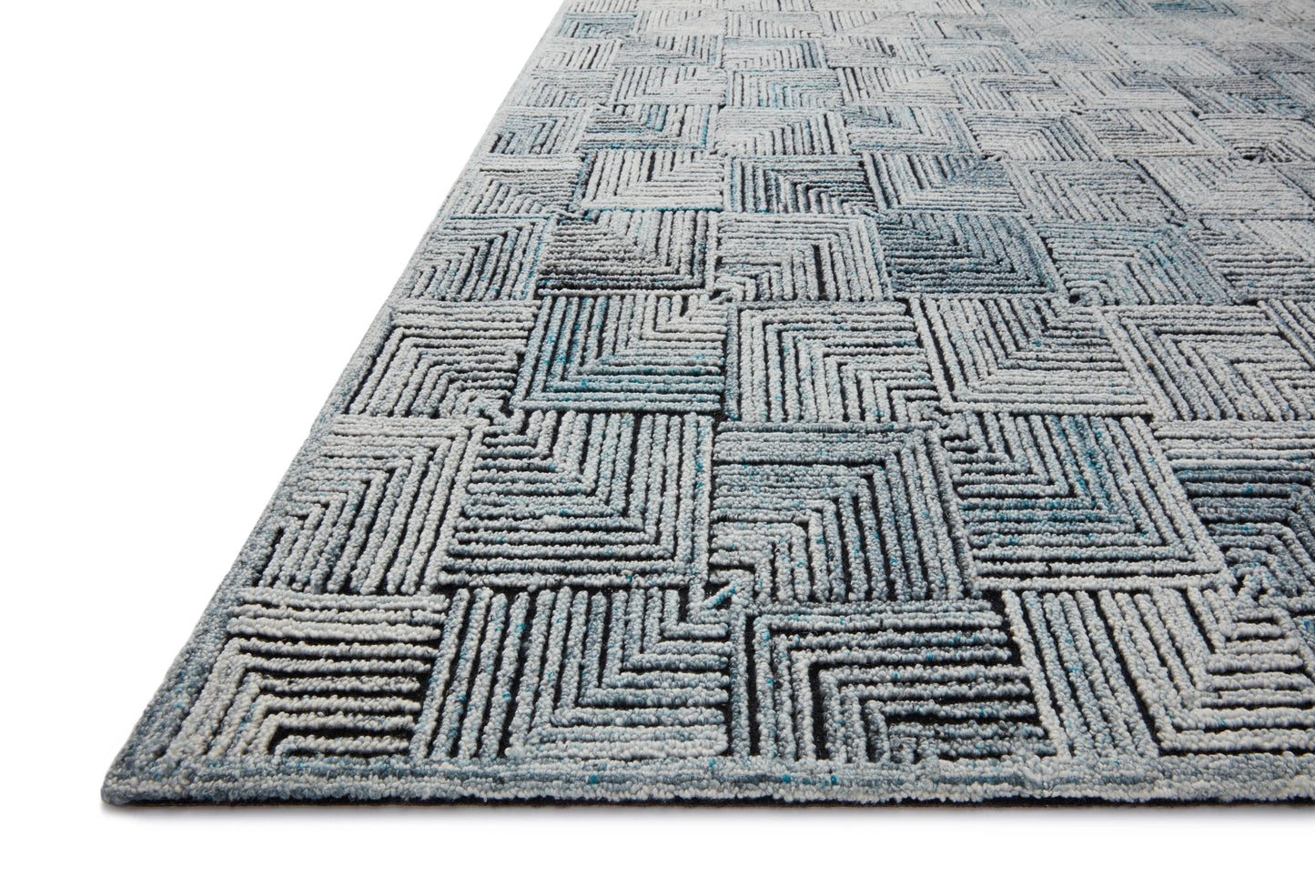 Loloi Prescott Arctic Blue 2'-6" x 9'-9" Runner Rug