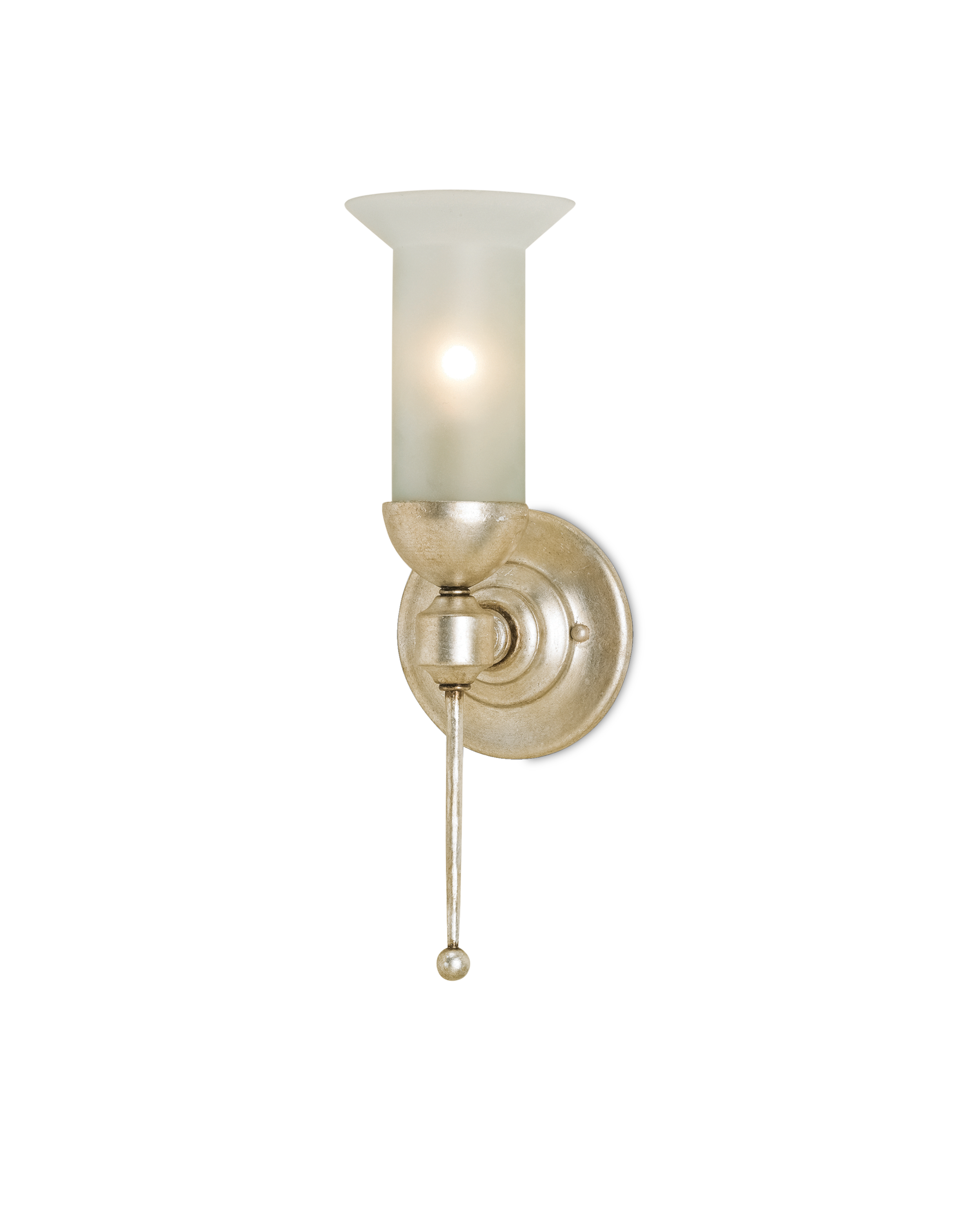 Pristine Silver Wall Sconce