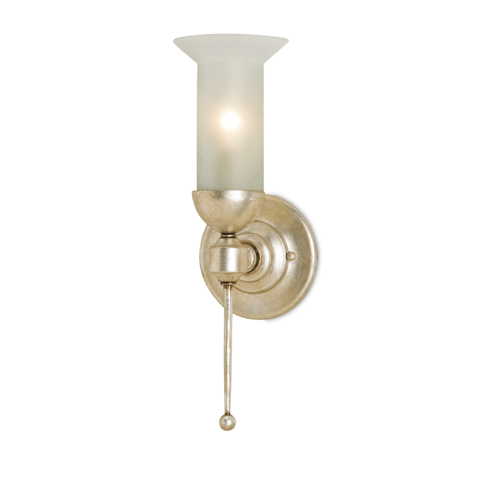 Pristine Silver Wall Sconce