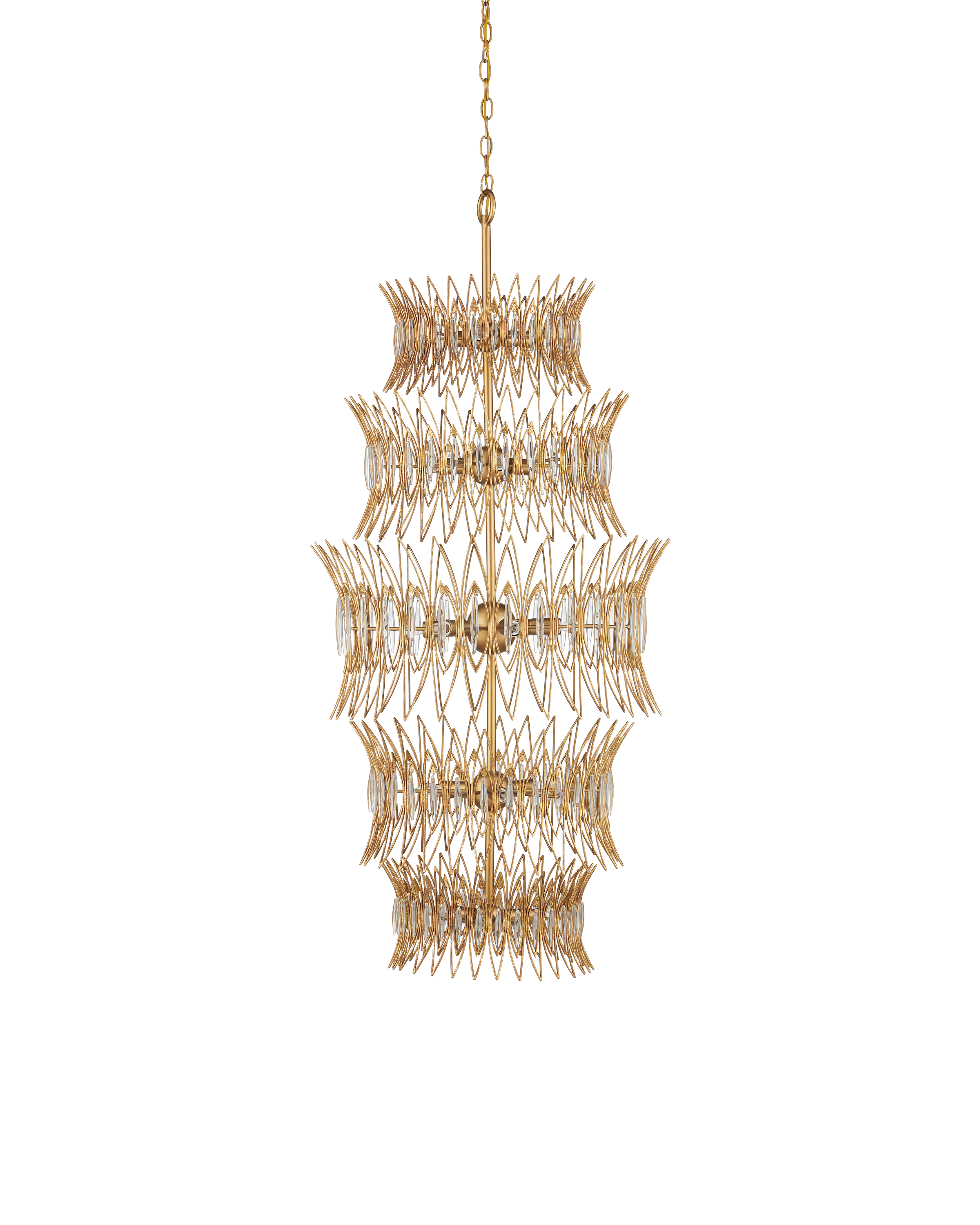 Marquise Large Gold Chandelier