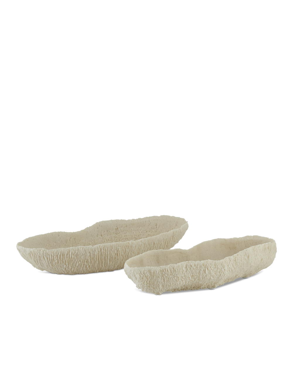 Island Ivory Tray Set of 2.