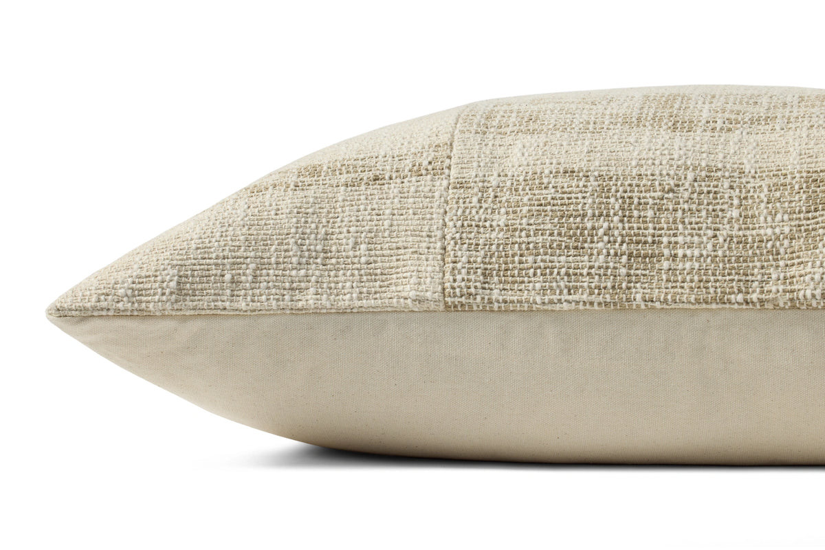 Brigette Romanek PBR0007 Beige / Natural 16'' x 26'' Cover w/Down Pillow