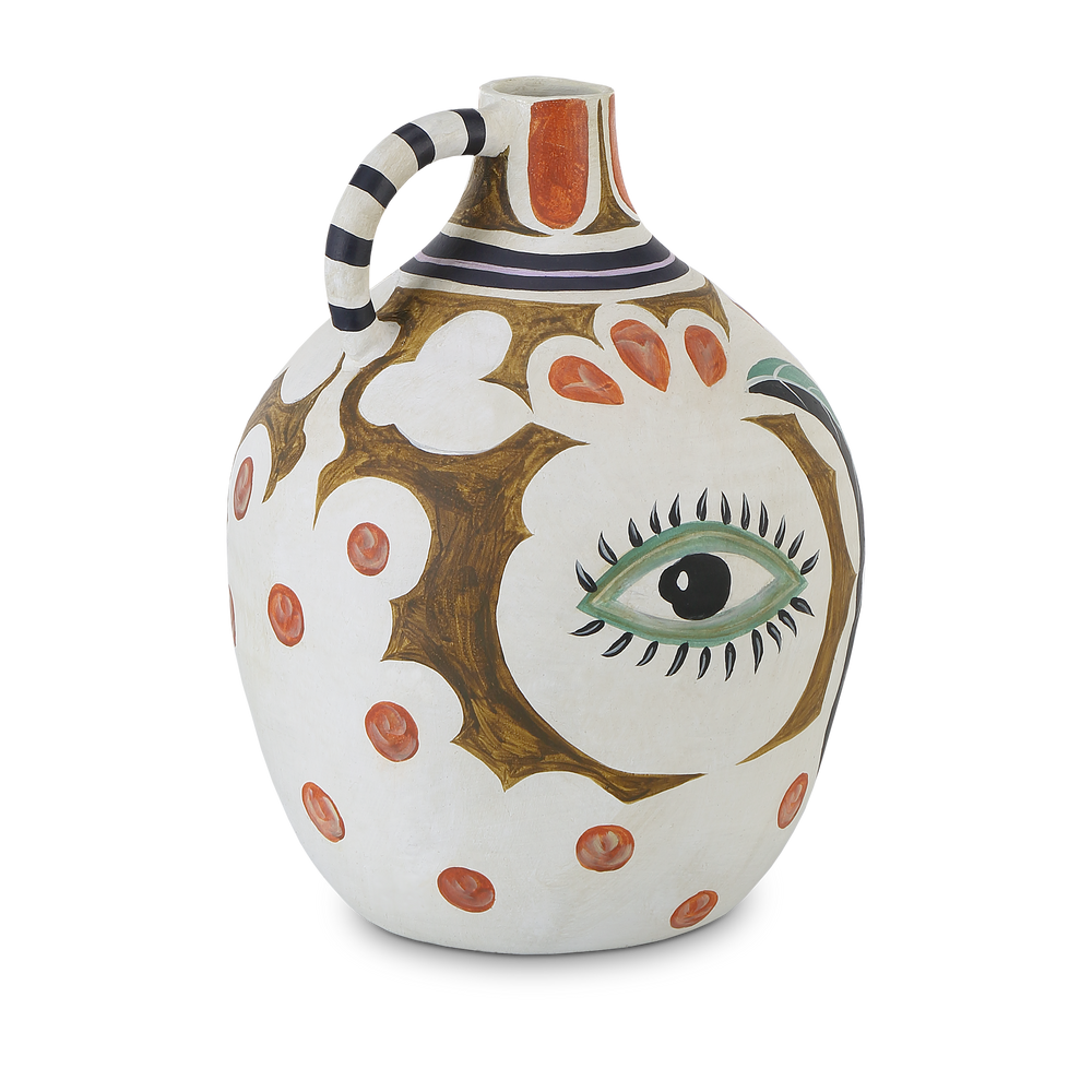 Hamsa Demijohn Vase.