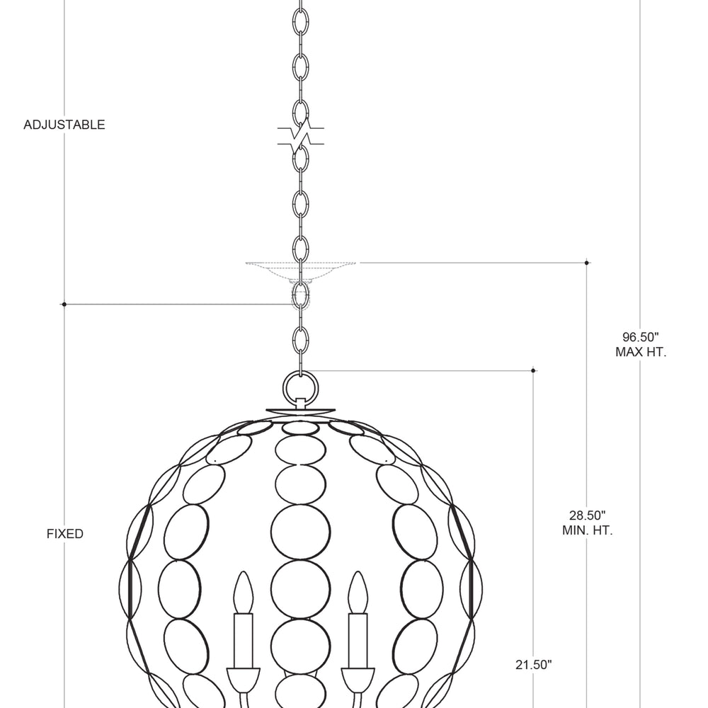
                      
                        Tartufo Chandelier
                      
                    