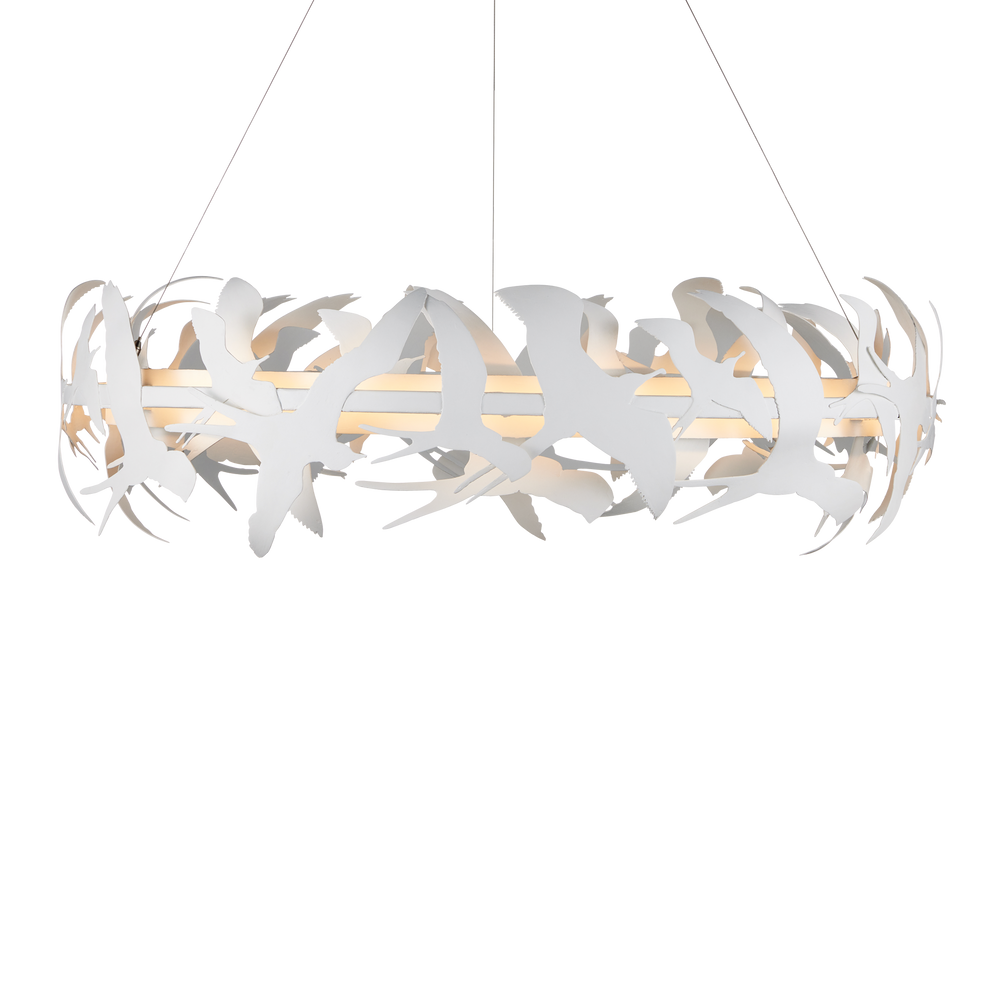 Tijereta White Chandelier