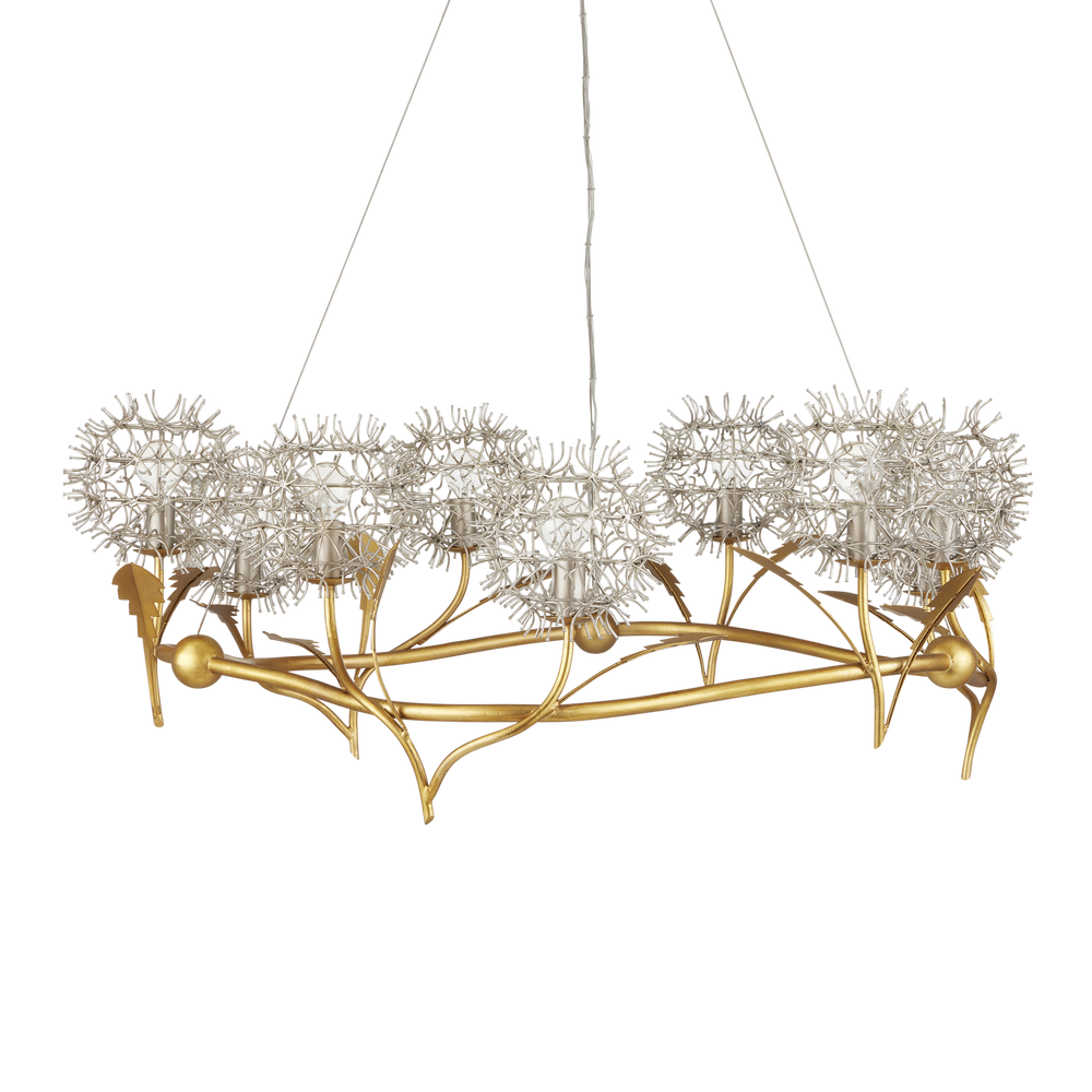 
                      
                        Dandelion Silver & Gold Chandelier
                      
                    