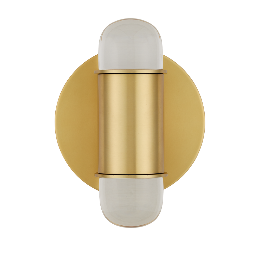
                      
                        Capsule Brass Wall Sconce
                      
                    