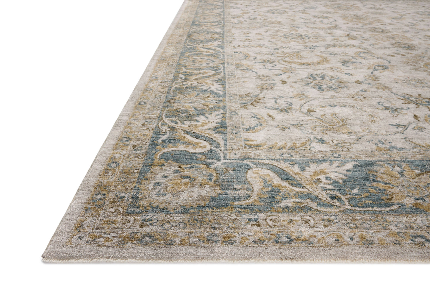 Loloi Gaia Natural / Ocean 7'-10" x 10'-2" Area Rug