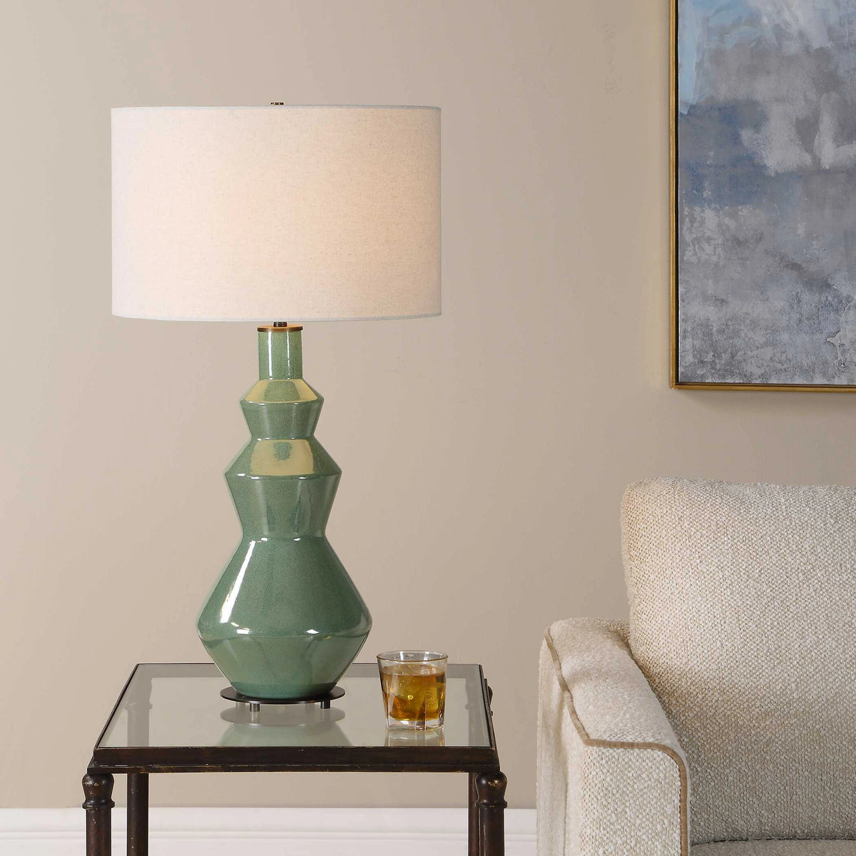 Kitley Sage Green Table Lamp