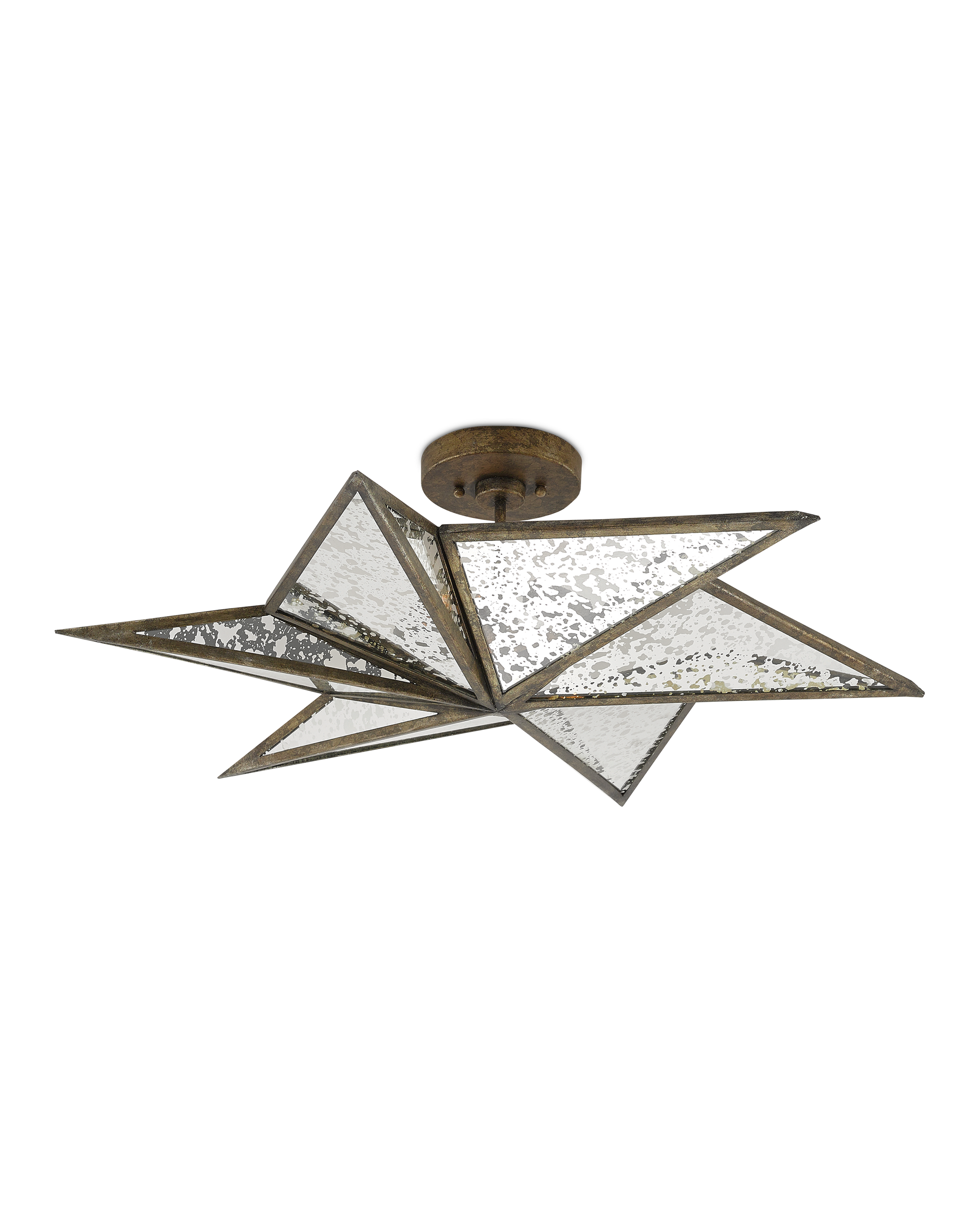 Stargazer Bronze Semi-Flush Mount