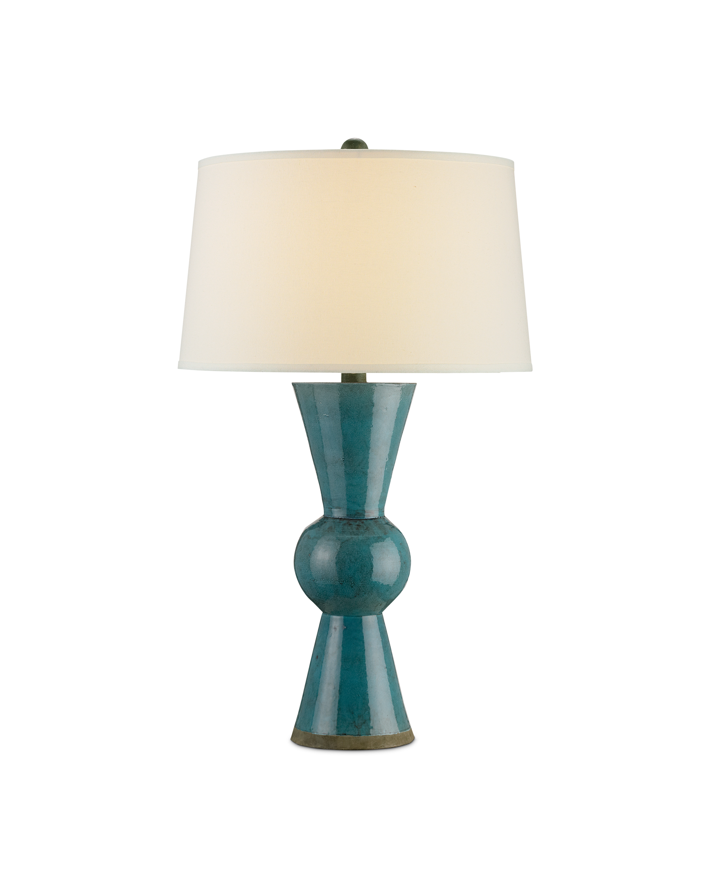 Upbeat Teal Table Lamp