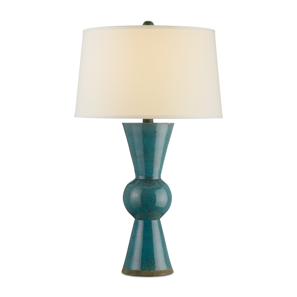 Upbeat Teal Table Lamp